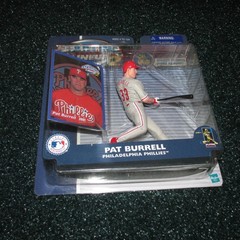 Starting Lineup (2) 2000 Pat Burrell Philadelphia Phillies (rare rookie piece)