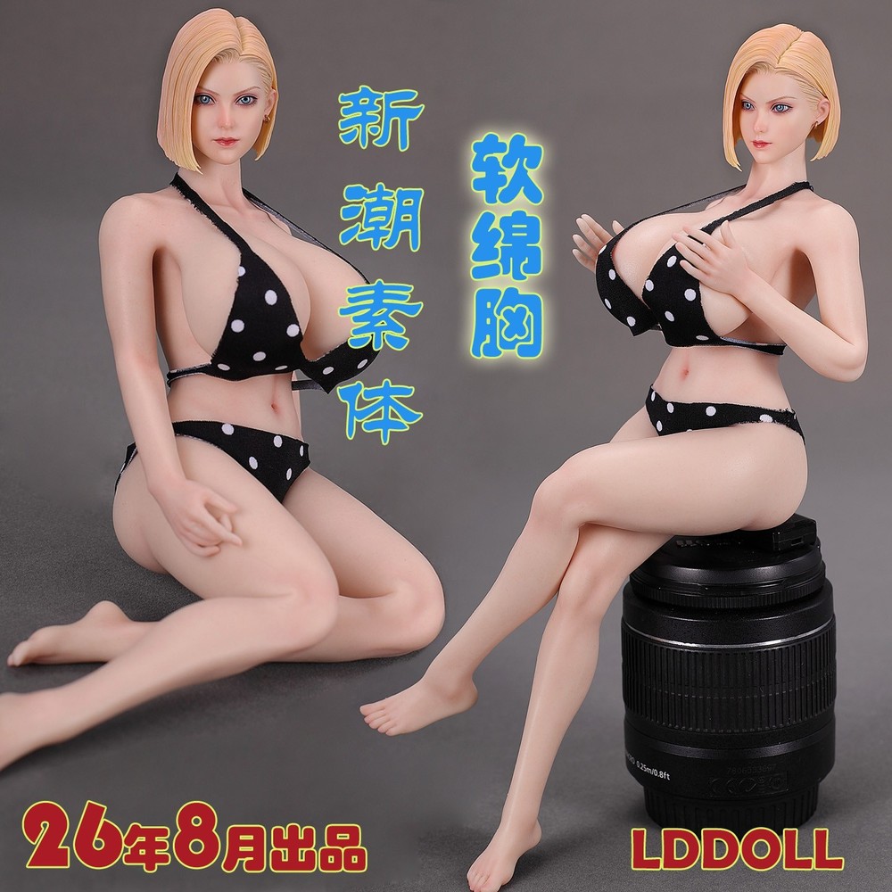 LDDOLL 1/6 Girl Silicone Action Figure Seamless FemaleBody Normal skin -New29XL