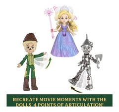 ⭐️Mattel Wicked Movie Oz Story Set Glinda Dorothy Tin Man Lion Scarecrow 10pc