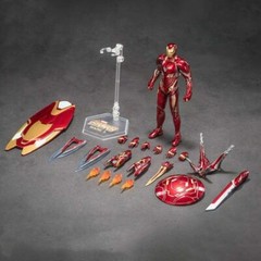 ZD TOYS IRON MAN Mark 50 MK1-7 Marvel Avengers 7″ Figure Model Toy