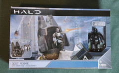 NEW Halo Jazwares ODST Rookie W/ Drop Pod, 4″ World of Halo Figure & Accessories