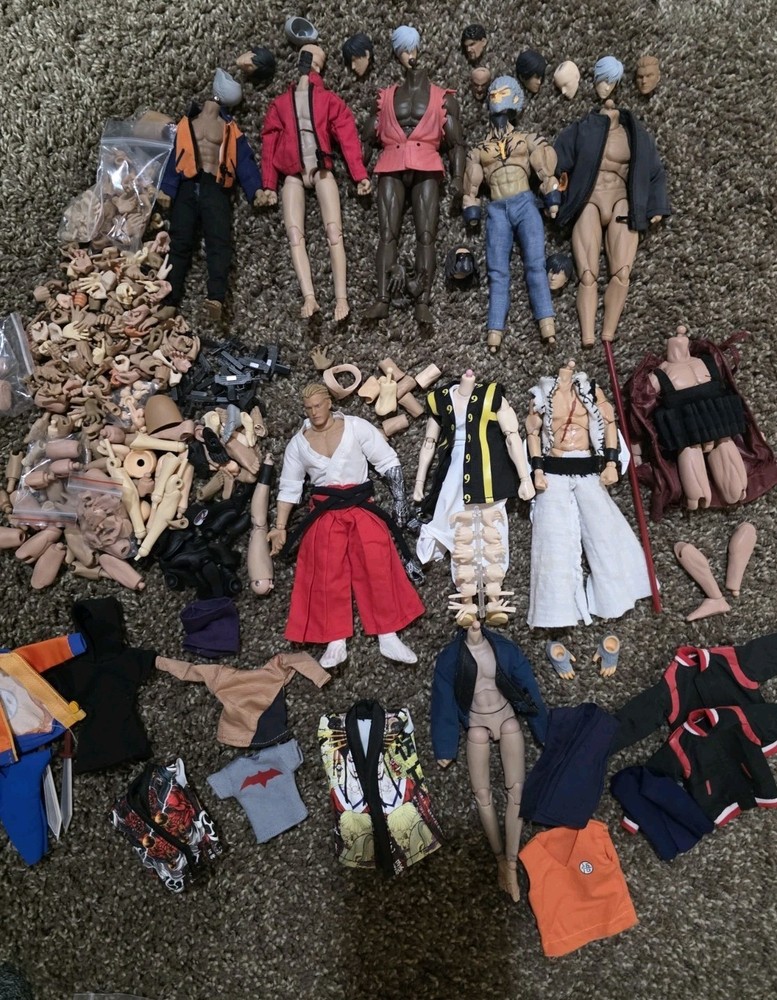 Vtoys And Other Body Fodder Part Lot 1/12 Figure For Customs