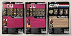 GI Joe Super7 ReAction Ninja Force SNAKE EYES COBRA COMMANDER WILD BILL Figures