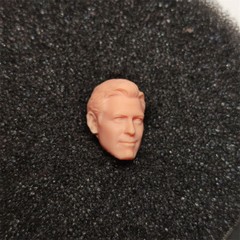 1/24 Scale The Ocean’s 12 George Clooney Head Sculpt Unpainted Fit 2.5″ Figure