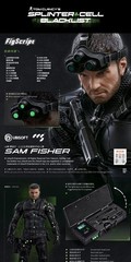 CCS FigScript Splinter Cell Sam Fisher 1/12 Action Figure In Stock