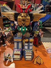 Vintage Bandai 1996 Power Rangers Zeo Deluxe Megazord Figure Incomplete (Read)