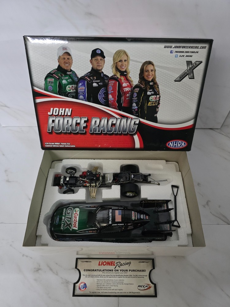 John Force Castrol GTX 2014 Mustang Funny Car 1:24 NHRA Action Racing /1231