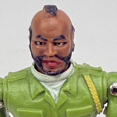 The A-Team Mr.T, B.A. Baracus Green Suit Action Figure Cannell Prod. 1983 Loose