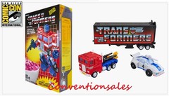 SDCC 2026 HASBRO TRANSFORMERS OPTIMUS PRIME & JAZZ CEREAL BOX SET – presale