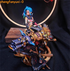 18CM Arcane League of Legends LOL Jinx Statue PVC Figure Model Collectibles Gift