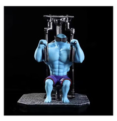Cartoon Gym Fitness Action Figure Muscle Style Collectible Toy Set