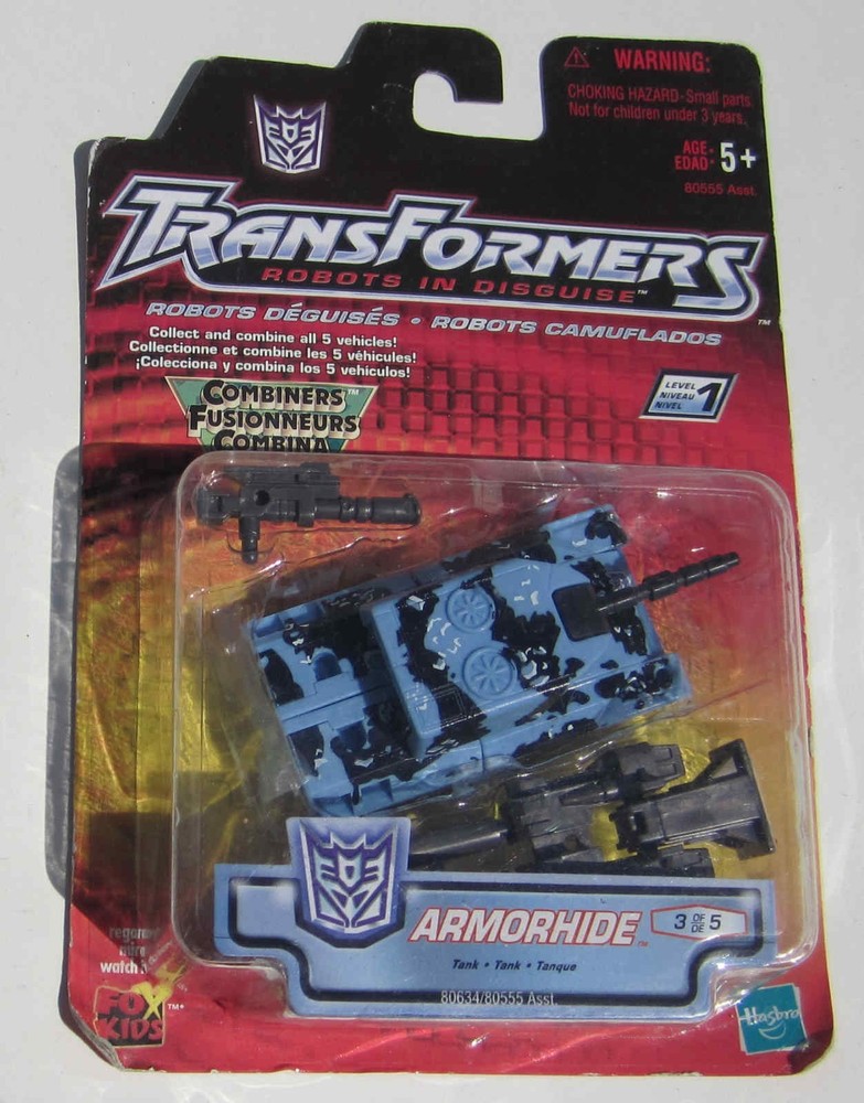 Transformers ARMORHIDE Robots In Disguise Ruination Combiners 2001 Hasbro NEW