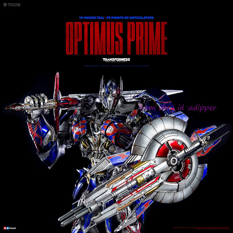 Perfect Threezero Premium The Last Knight Optimus Prime Deluxe Edition 19in