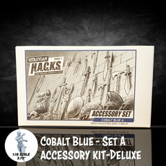 1:18 Scale Greek & Roman Mythology Cobalt Blue Accessory Set A (Customizer Kit