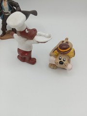 Vtg PVC Figures Smurfs, Pound Puppies, Disney Lot of 7 mixed