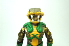 Vintage GI Joe 1986 Cobra Emperor Serpentor Figure Original Hasbro Parts