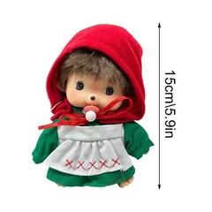 15cm Cute Monkey Plush Doll PP Cotton Bag Pendant Keychain Kids Gift Toy Decor!
