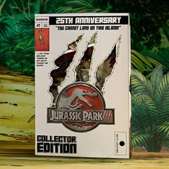 Jurassic World Hammond Collection 25th Anniversary Comic Velociraptor SEALED NEW