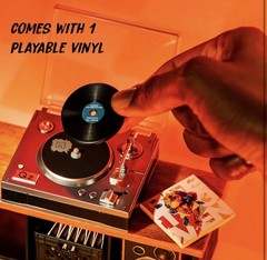 MGA’s Miniverse Real Music Record Player Mini Collectibles Mini Playable Record