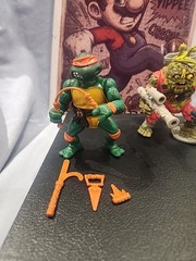 Vtg Playmates TMNT Action Figures Lot Michelangelo,Muckman,Tokka 88,90,91 Minty!