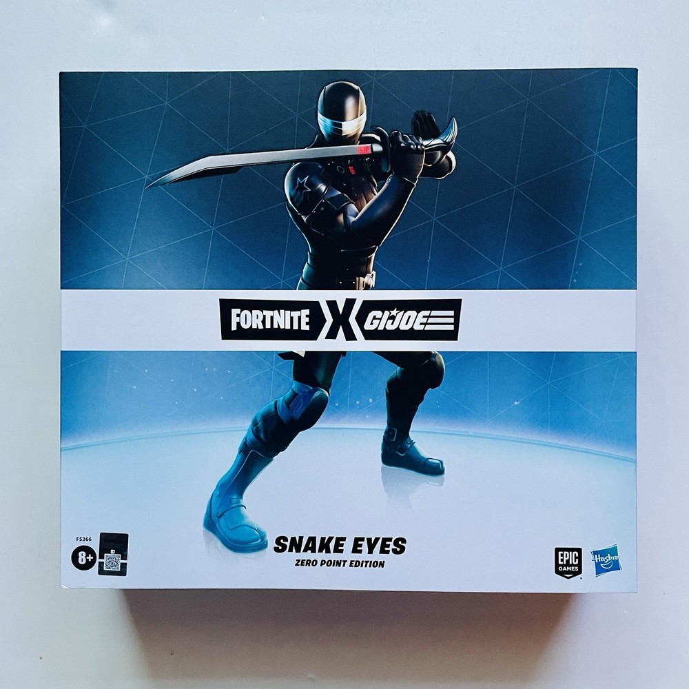 (2022) Hasbro: Fortnite x GI Joe Snake Eyes Zero Point Edition Epic Games NIB
