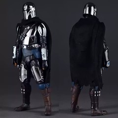 Mafex No.256 Star Wars The Mandalorian Chrome Ver. Action Figure New Sealed