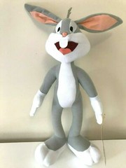 New Looney Tunes Bugs Bunny Rabbit Plush 10 inch. New. Soft Toy