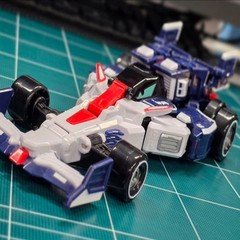 Metal Cardbot S FLASHVECTOR Transforming Race Car Robot Figure 2025