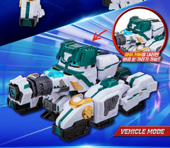 Metal Cardbot W TIGUN Green Tiger Tank Transforming Robot Car Weapon Toy 2025