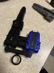 [Everything] Dual/Double Beyblade X String Launcher Set – Grips (Black & Blue)