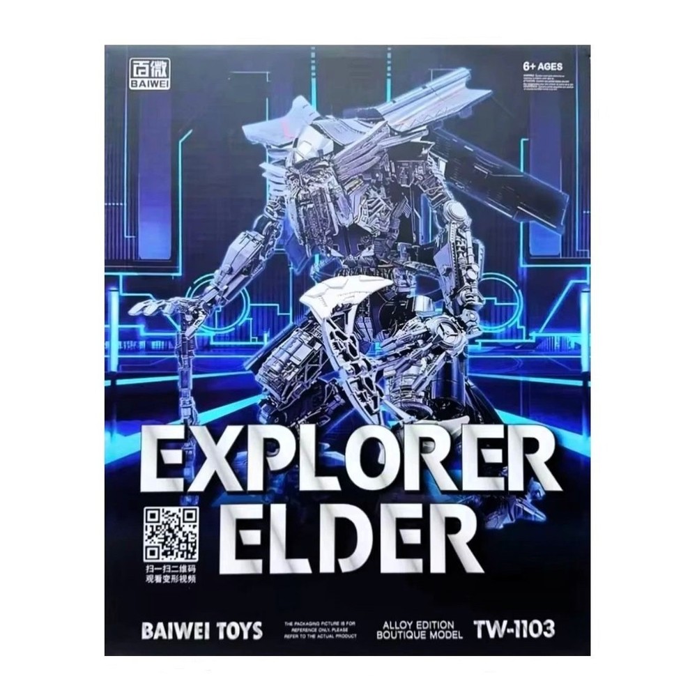 BAIWEI Deformable RoTF OP Commander Prime & Jet Fire TW-1124 8″ Action Figure