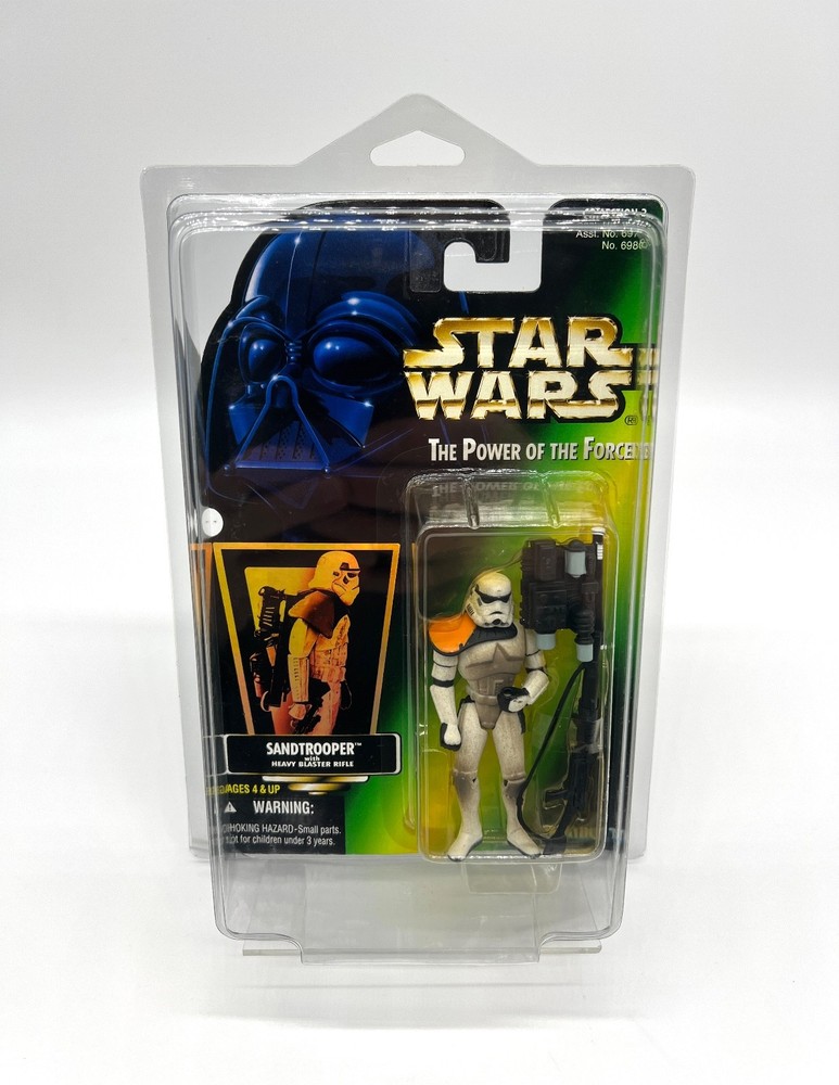 Sandtrooper Star Wars Power of the Force Holo Sticker Tomy Takara Japan Variant