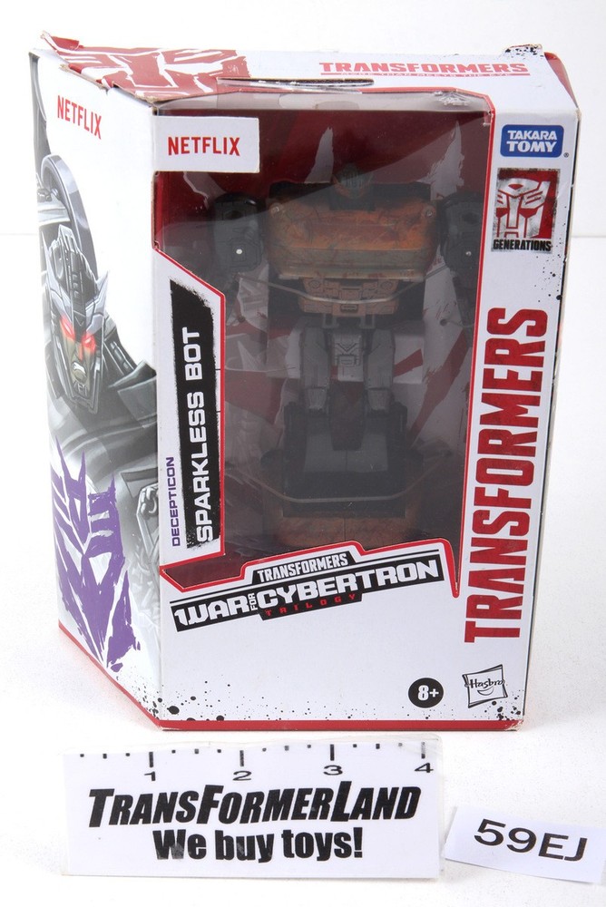 Transformers Netflix Deluxe Decepticon Sparkless Bot Sealed MISB MOSC