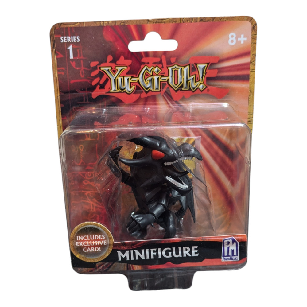 2020 Phat Mojo Series 1 YuGiOh Red Eyes Black Dragon Mini Figure w/Card NIB