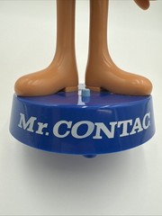 Vintage Mr. Contac Japanese Drug Advertisement Mascot Figure Talking Used