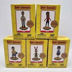 Bobs Burgers Figure Set Of 5 Culturefly Bob, Linda, Tina, Gene New