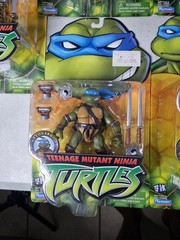 2002 Ninja Turtle Action Figures Complete Set 7 Carded Figures Fox Playmates