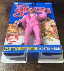 WWE Superstars LJN Jesse Ventura 8″ Exclusive Blue Card Retro Series NIB