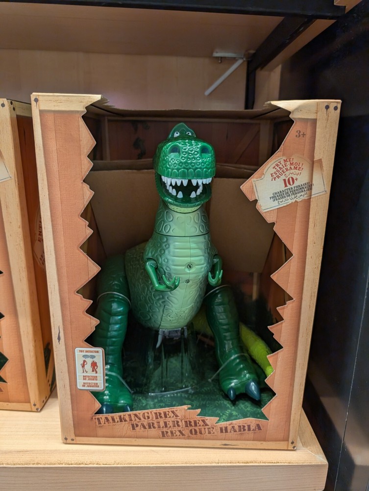 NEW WDW Disney Rex Interactive Talking Action Figure 11 Phrases – Toy Story 12in