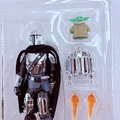 Star Wars The MANDALORIAN CHROME Ver. Din Djarin Child Jedi #256 Action Figure