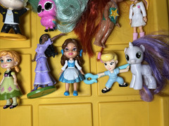 Random Mixed Lot Of Girl Themed Toys Disney My Little Pony Squishmallows & More