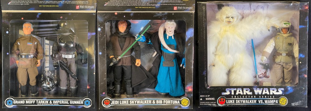 1997 Hasbro Star Wars Collector Series EXCLUSIVE 12″ Action Figure Set of 6 MIB
