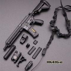 1:6 Scale HK416 M4 Assault Rifle Weapon Gun 12” Action Figure Soldier Plastic