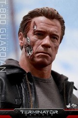 NEW Hot Toys MMS307 Terminator Genisys T800 T 800 Guardian Arnold Schwarzenegger