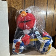 Rock N Roll ELMO Plush Guitar Plays Music Sings & Shakes 1997 – Sealed Bag