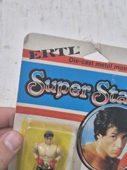 ERTL Super Stars Sylvester Stallone Rocky 3 Sealed Vintage Rare New MOC DAMAGED