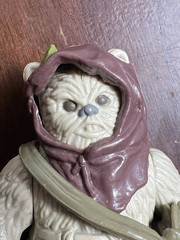 VINTAGE KENNER STAR WARS 1985 POTF POWER OF THE FORCE WAROK COMPLETE EWOK NM/M