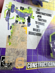 Vintage Transformers G1 Mixmaster Constructicon Decepticon 1985 New MOC!