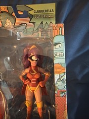 Futurama Toynami Figure Clobberella Leela Complete Santa Robot Build A Bot BAF