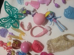 Vintage Hasbro My Little Pony Accessories Variety Lot 50+ Pieces